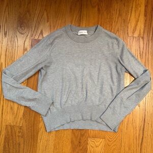 Gray Crew Neck Sweater